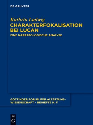 cover image of Charakterfokalisation bei Lucan